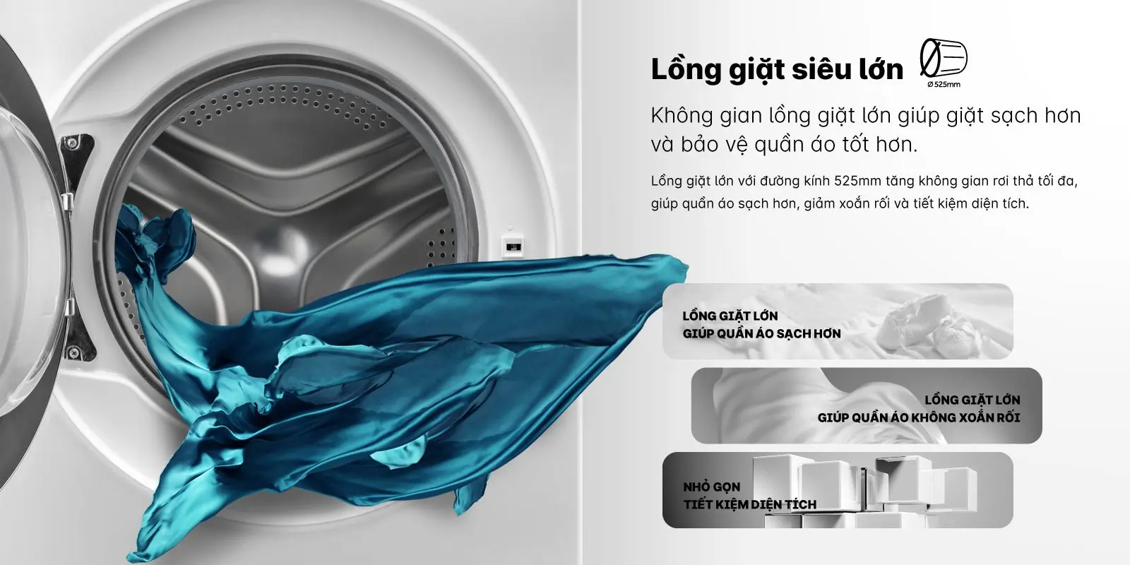 Máy giặt lồng ngang Aqua 10kg INVERTER AW10-BP4959U1K(B)
